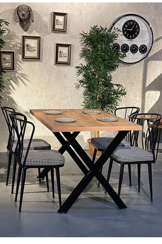 Ay Sandalye X Ayak Atlantik Çam Masa